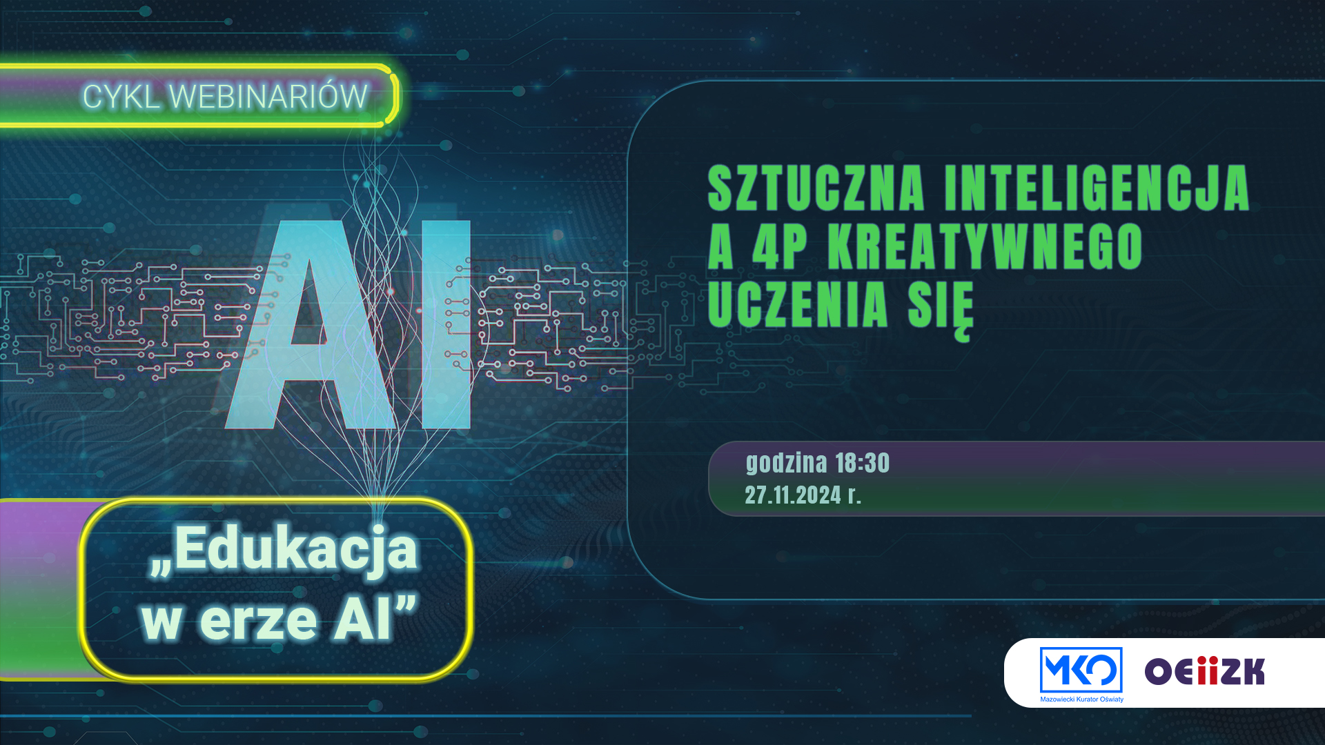 Sztuczna inteligencja a 4P kreatywnego uczenia się